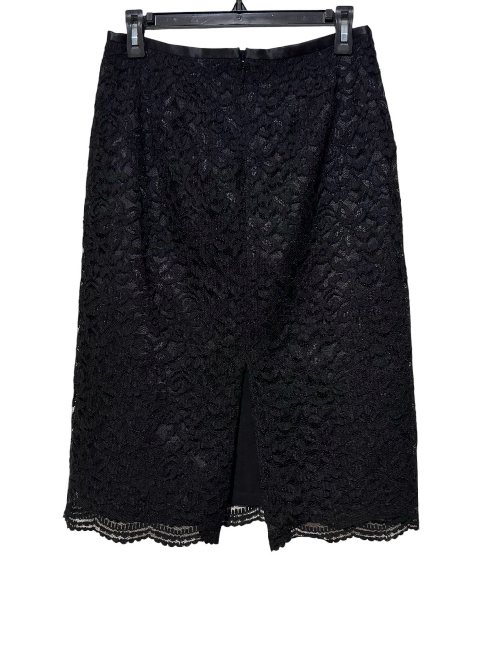LOFT Black Lace Midi Skirt - Picture 2 of 3